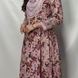 Lilac Bloom Summer Frock Suit