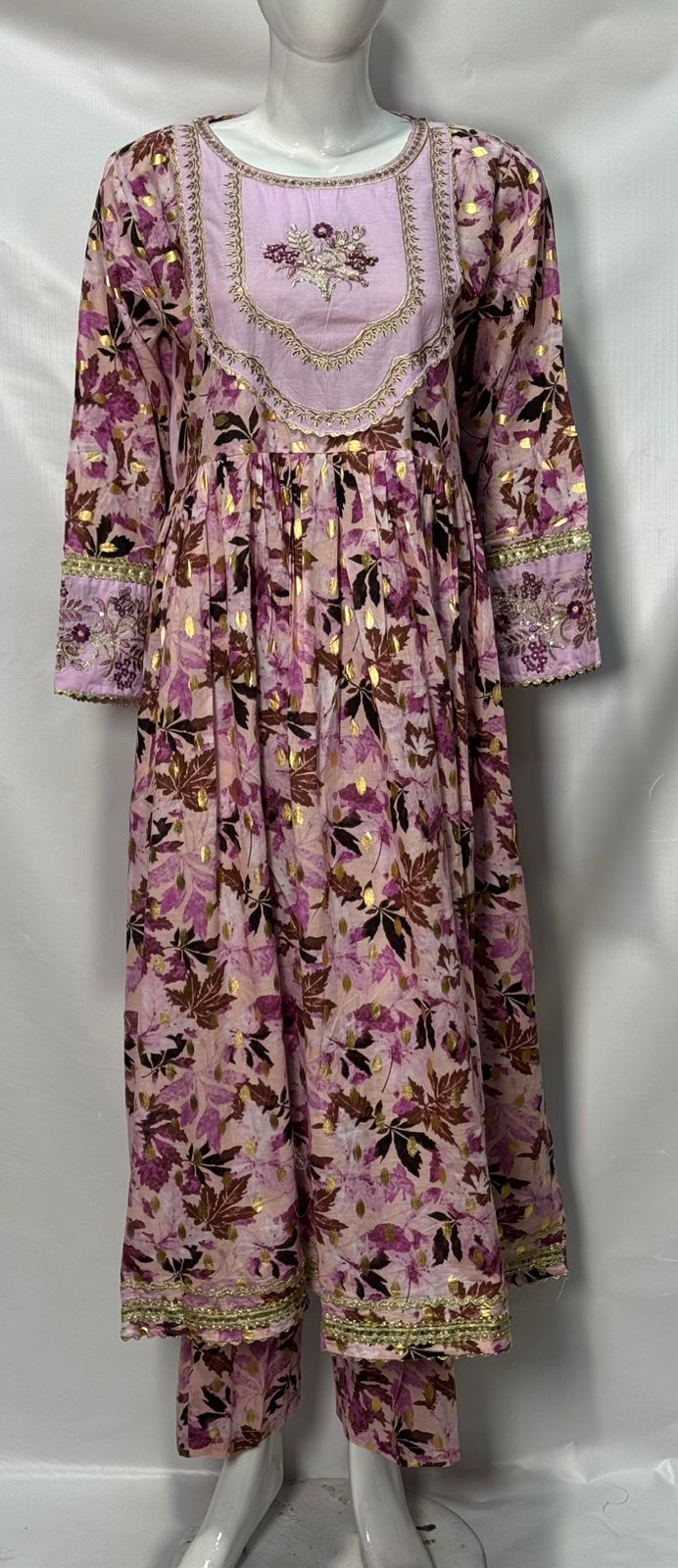 Lilac Bloom Summer Frock Suit